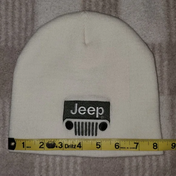 5 for $20 | Jeep Embroidered Grill Logo Small Beanie - Picture 9 of 10